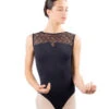 Ballet Rosa Laura V Notch Front Pinch Back Tank Leotard