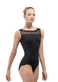 Ballet Rosa Novella Tank With Mesh Leotard