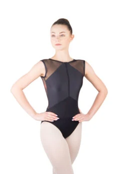 Capezio Shop 11 Ballet Rosa Rae Crew Neck Zip Front Leo