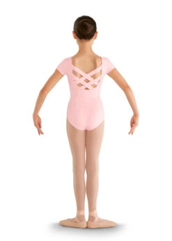 Bloch Bellflower Strap Back Cap Sleeve Leotard  -Capezio Shop bloch bellflower strap back cap sleeve leotard 3