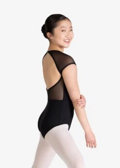 Capezio Child High Neck Mesh Cap Sleeve Leotard -Capezio Shop capezio child high neck mesh cap sleeve leotard 2