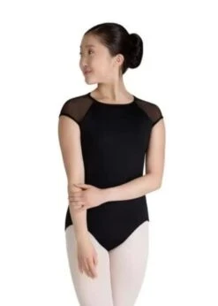 Capezio Child High Neck Mesh Cap Sleeve Leotard -Capezio Shop capezio child high neck mesh cap sleeve leotard 3