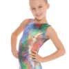 Eurotard 7689 Child Metallic Mermaid Gymnastics Tank Leotard