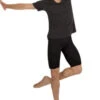 Men's Long Black Dance Shorts