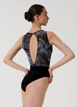Nikolay Oda Paisley Mesh Tank Leotard -Capezio Shop nikolay oda paisley mesh tank leotard 1