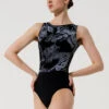 Nikolay Oda Paisley Mesh Tank Leotard