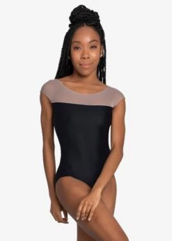 So Danca Alisha Skin Toned Mesh Cap Sleeve Leotard -Capezio Shop so danca alisha skin toned mesh cap sleeve leotard 3