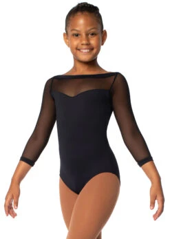 So Danca Child Elise Mesh Sleeve Leotard SL130