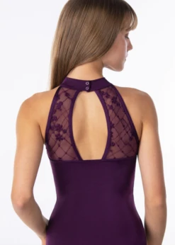 Suffolk Evening Meadow Illusion High Neck Leotard 2428A -Capezio Shop suffolk evening meadow illusion high neck leotard 3