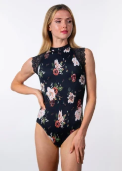 Suffolk Holiday Mock Neck Cap Sleeve Leotard -Capezio Shop suffolk holiday mock neck cap sleeve leotard 3