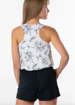 Suffolk Moonflower V Neck Romper -Capezio Shop suffolk moonflower v neck romper 4