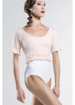 Wear Moi Adult Naya Short Sleeve Crop Sweater